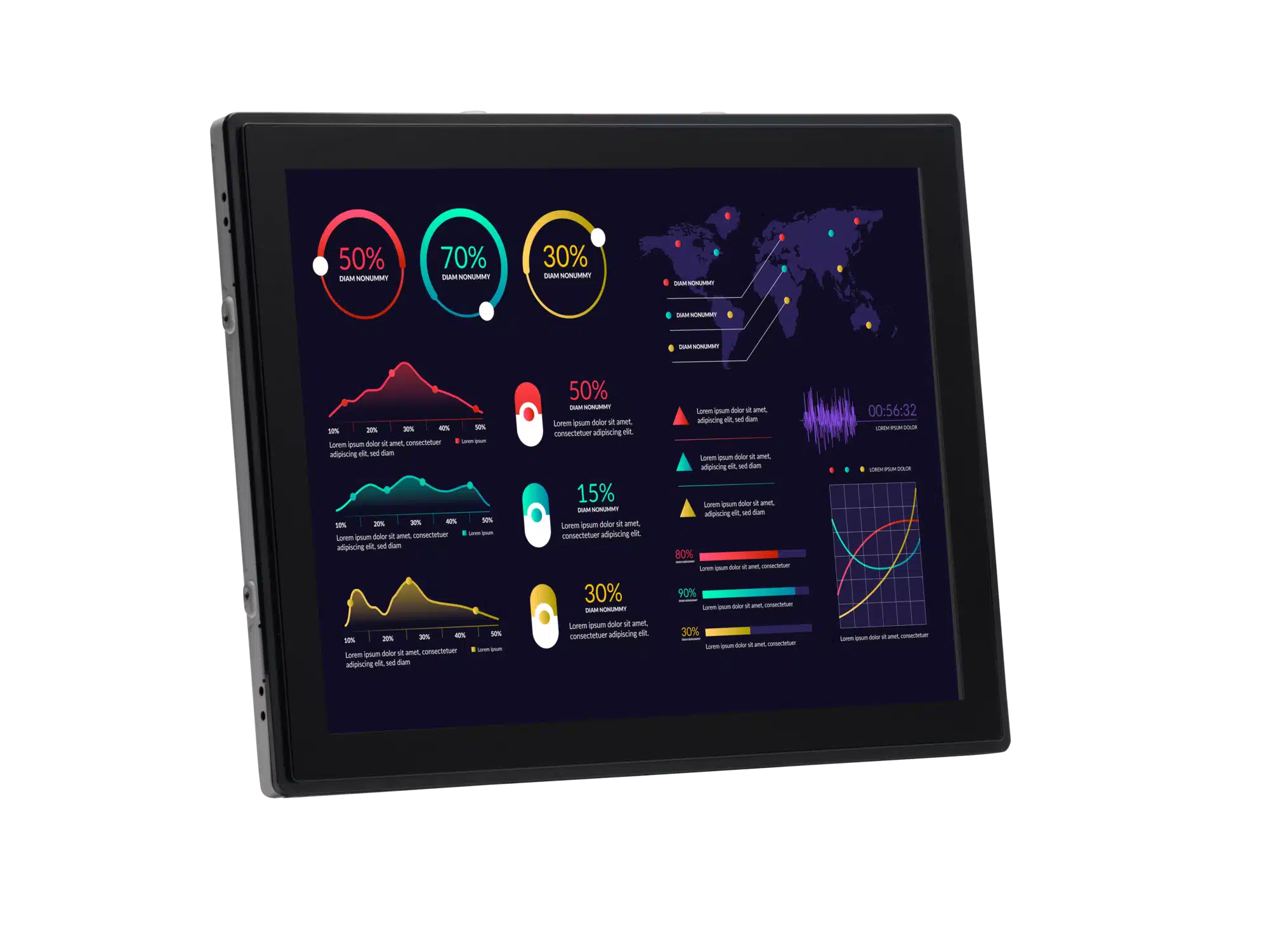 Moniteur intégrable 15″