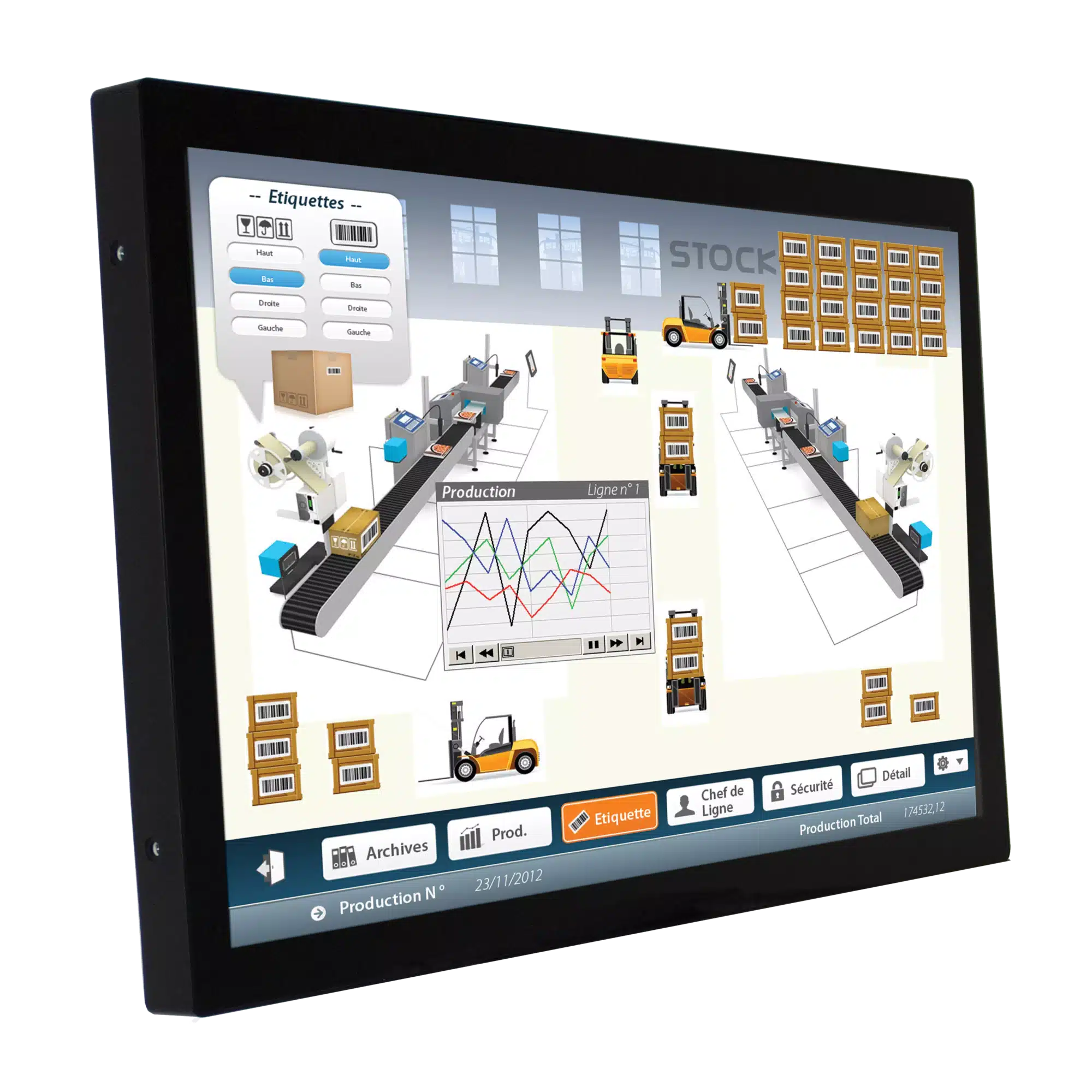 Moniteur intégrable 21.5″