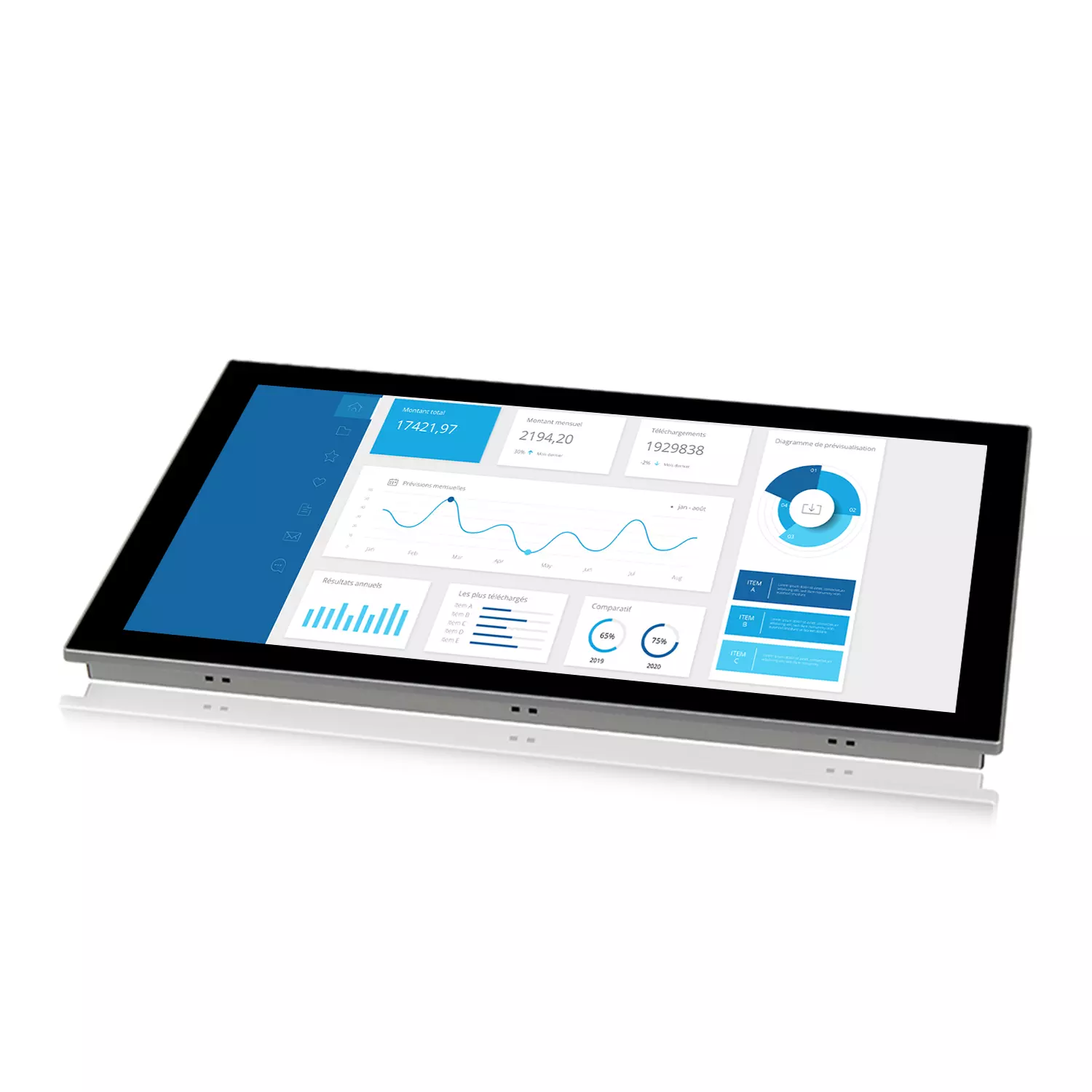 Moniteur industriel économique – 24″