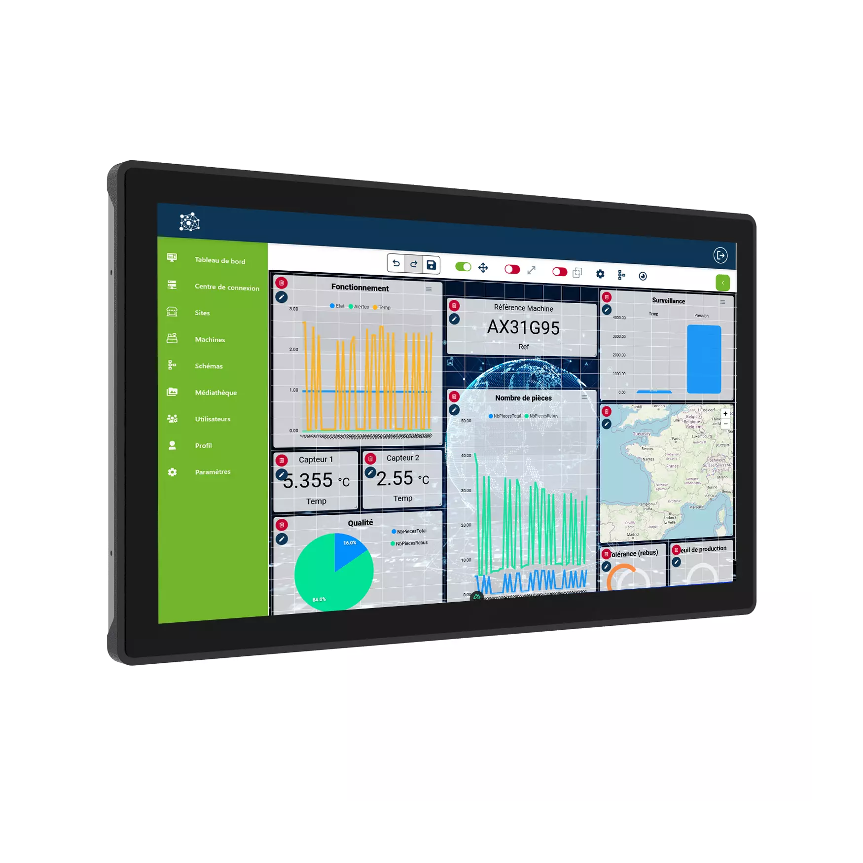 Moniteur intégrable 23.8″